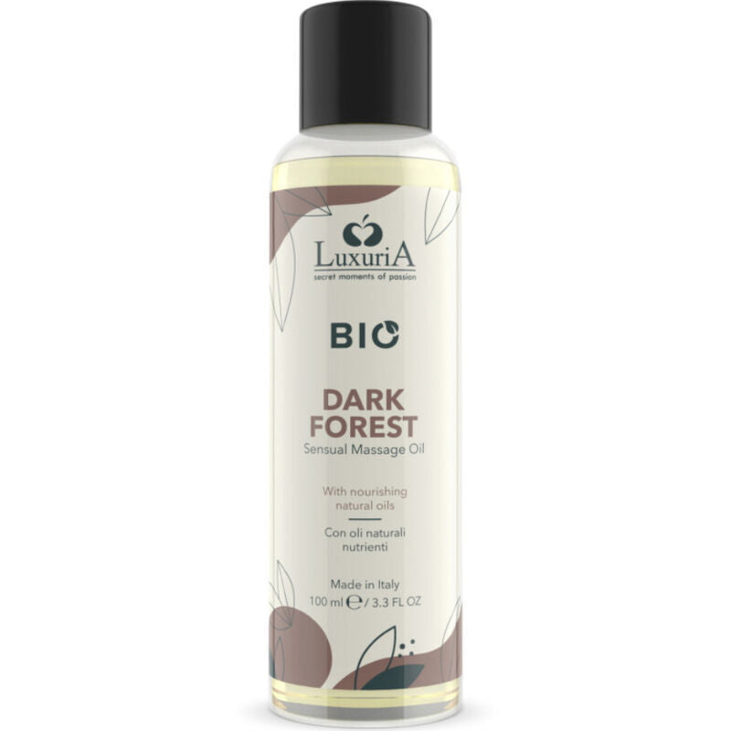 Luxuria Huile de Massage Bio Forêt Noire – 100 ml