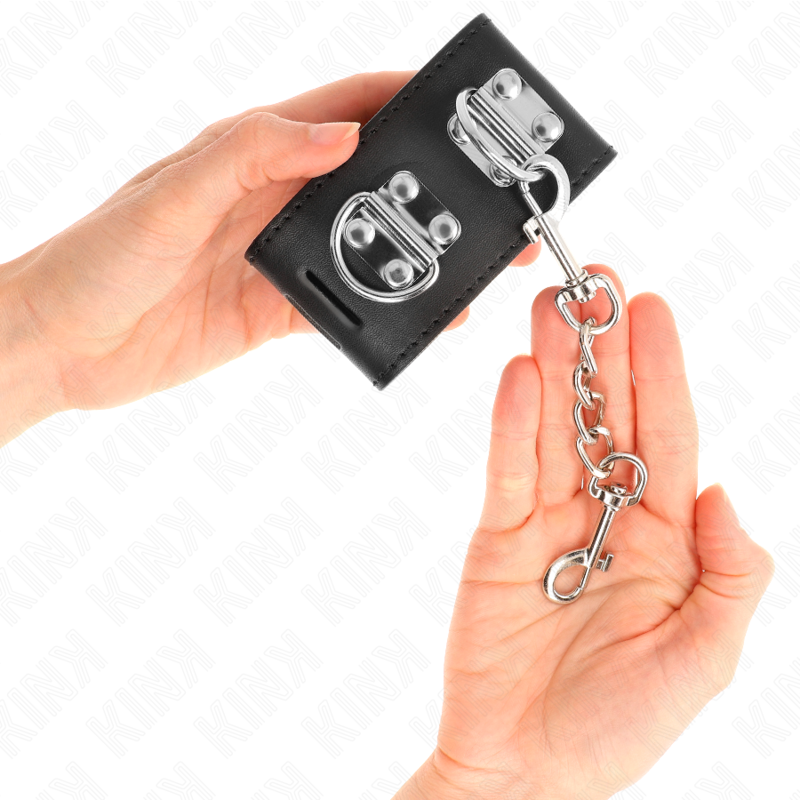 Menottes BDSM KINK Multipositions avec Cadenas