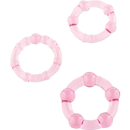 Kit de 3 Anneaux Pénien en Silicone