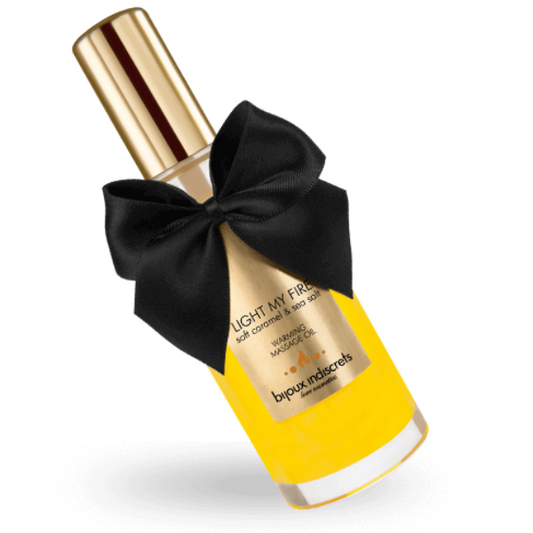Huile de Massage Bijoux – Effet Chaleur Arôme Caramel 100 ml