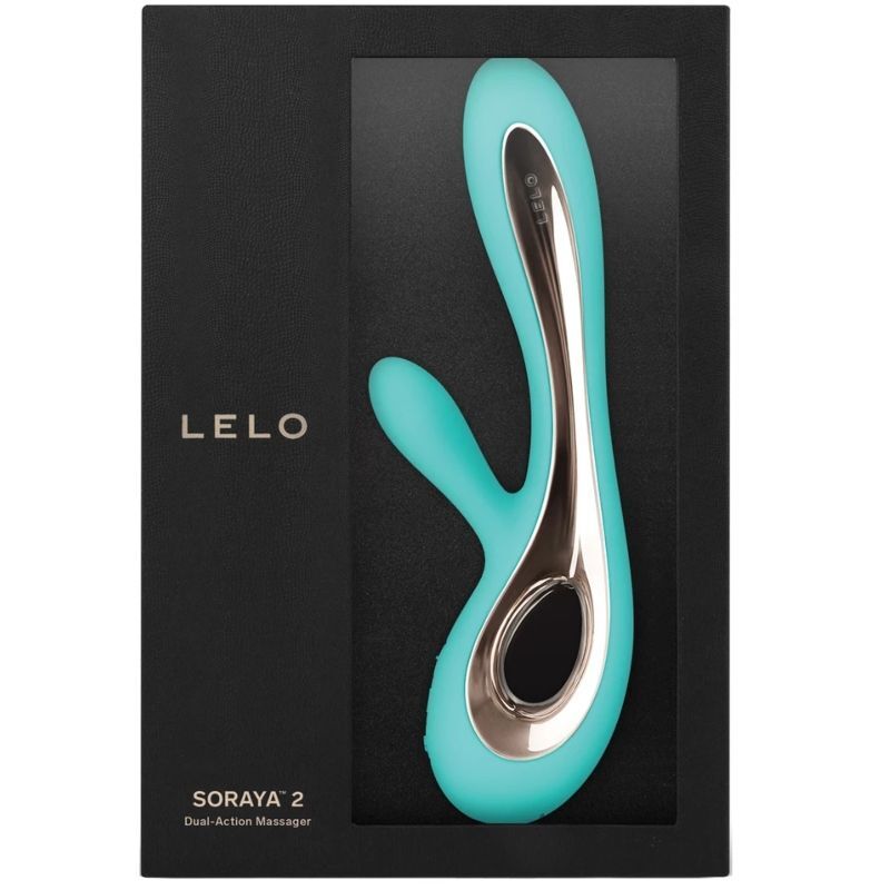 LELO Soraya 2 Vibromasseur Lapin Luxe Aqua Green