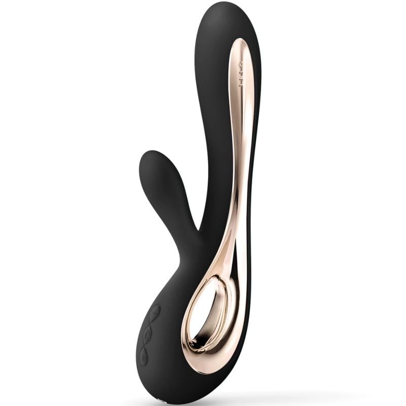 LELO Soraya 2 Vibromasseur Lapin de Luxe Noir – Double Stimulation Intense