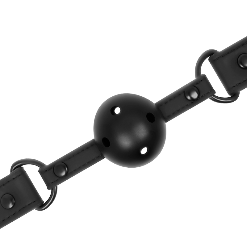 Bâillon respirant en cuir végétalien