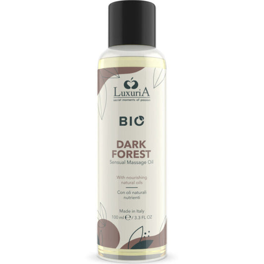 Luxuria Huile de Massage Bio Forêt Noire – 100 ml