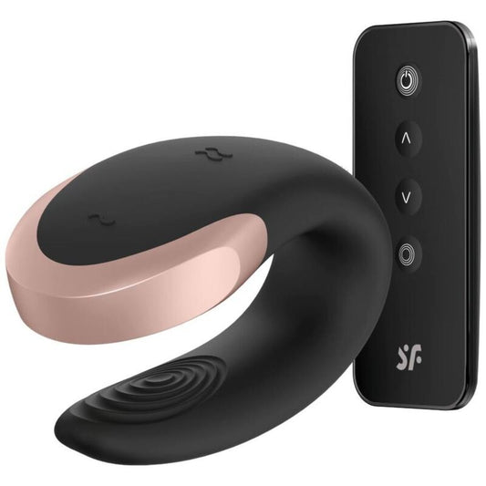 Satisfyer Double Love – Vibromasseur de luxe pour couples avec application et télécommande