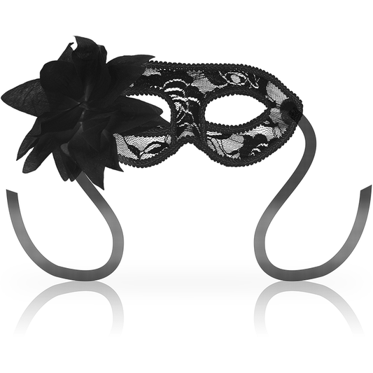 Masque OhMama Dentelle Noire et Fleurs – Mystère et Séduction