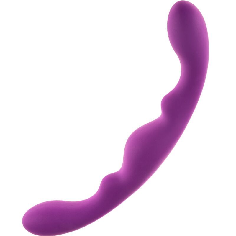 Gode Double Pénétration Luna – Silicone Flexible & Stimulation Anale et Vaginale