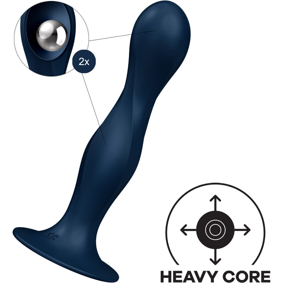 Satisfyer Double Ball-R – Gode Anal et Vaginal avec Ventouse