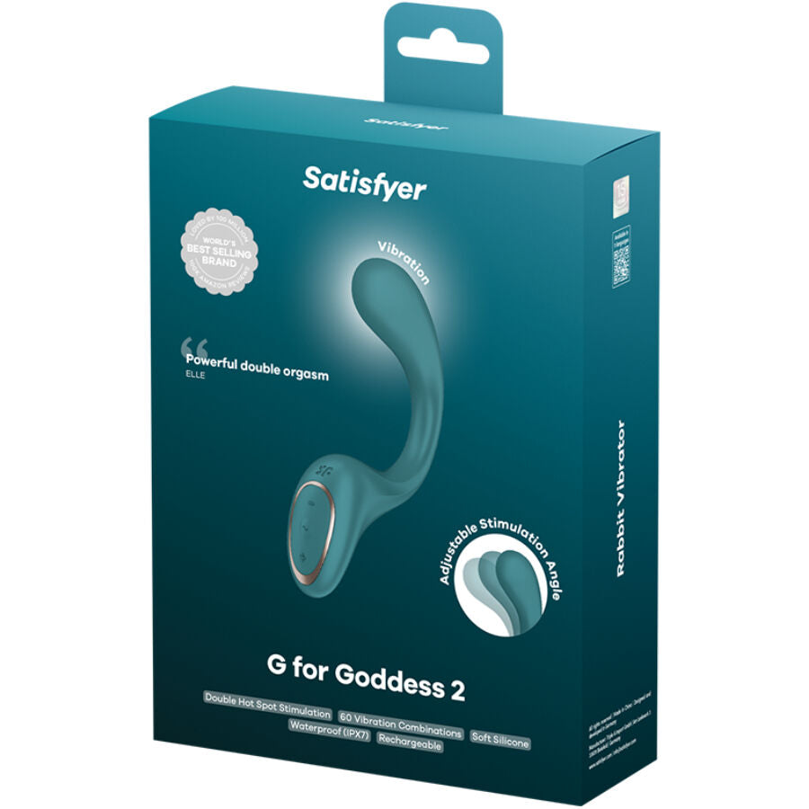 Satisfyer G for Goddess 2 – Vibromasseur Lapin Double Stimulation