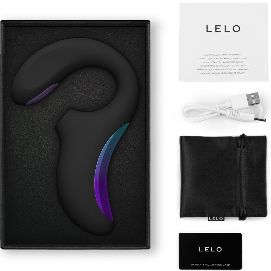 LELO ENIGMA™ Double Vibrateur Sonic Point G Noir
