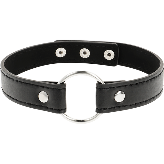 Coquette Chic Desire – Collier Fétiche en Cuir Vegan
